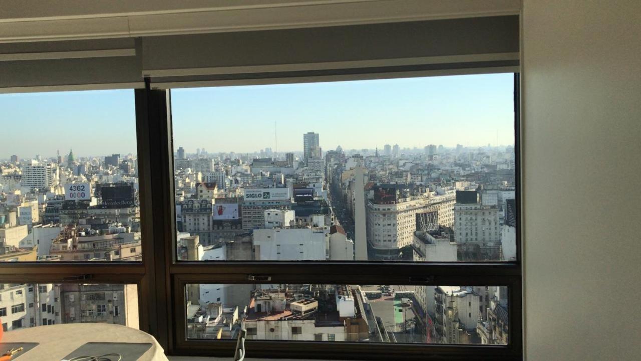 Que Mejor Vista Del Obelisco Piso A La Calle Corrientes Buenos Aires Exterior photo