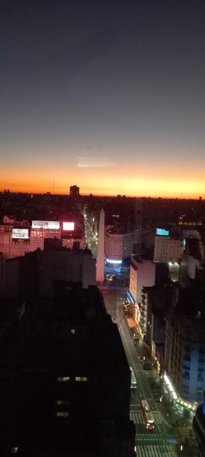 Que Mejor Vista Del Obelisco Piso A La Calle Corrientes Buenos Aires Exterior photo